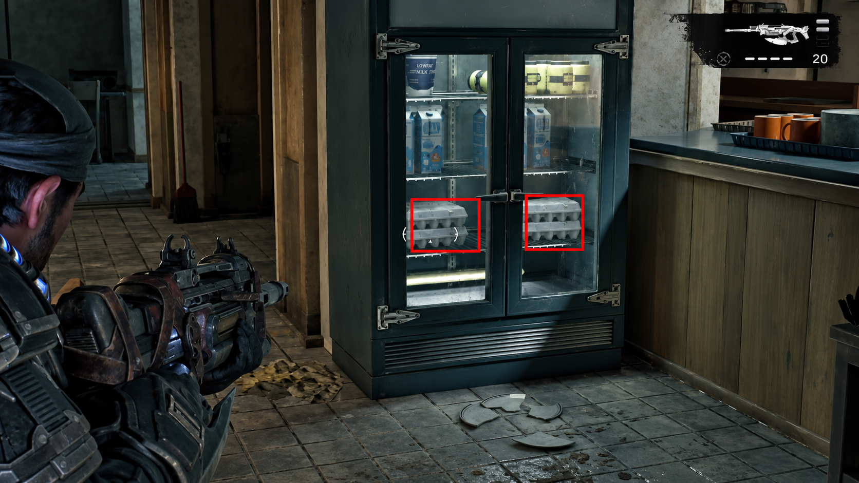 Gears of War E-Day Cluckpuncher egg boxes